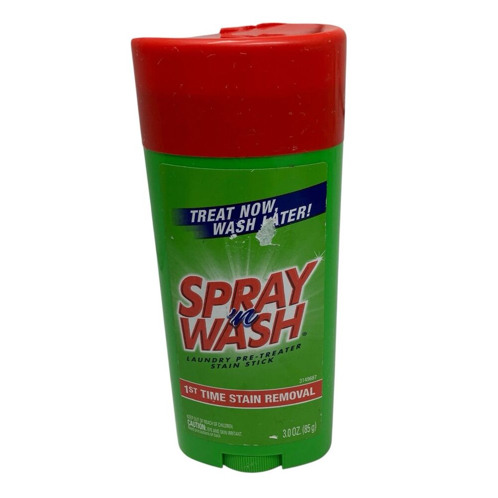 Spray ’n Wash Laundry Pre-Treater Stain Stick 3 oz Rare Discontinued New